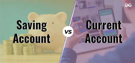 Current and savings accounts