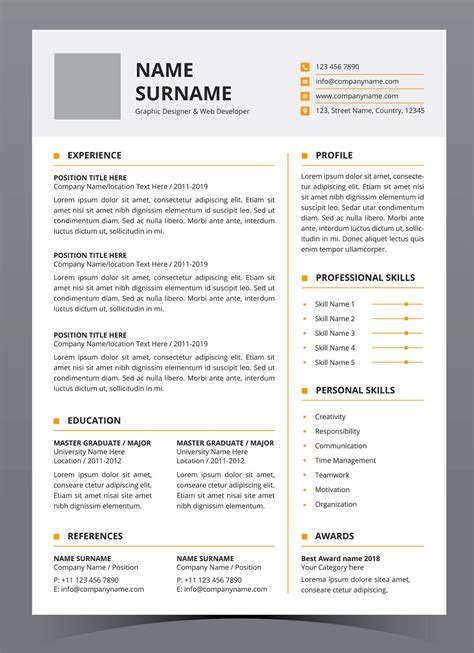 Curriculum Vitae (CV)