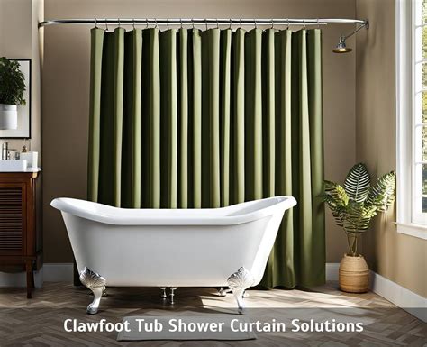 Curtain Rods for Clawfoot Bathtubs: A Guide to Style and Functionality