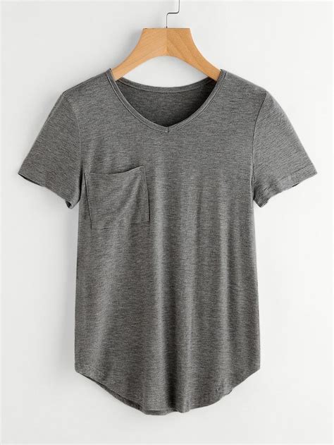 Curved Hem T-Shirts: Flatter Your Figure with Feminine Style