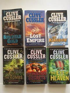 Cussler Set of 6 Spartan Gold Lost Empire Kingdom Tombs Mayan Secrets Eye of Heaven Reader