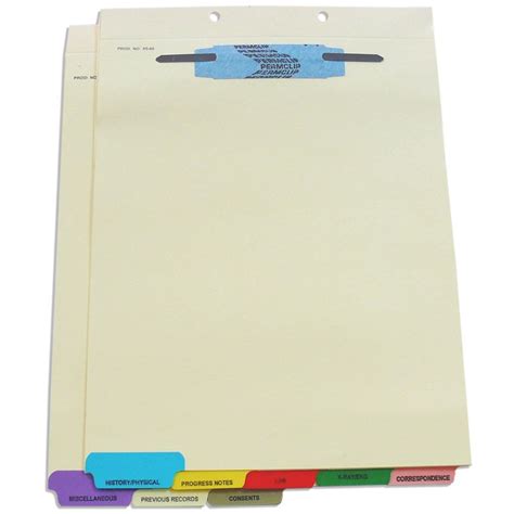 Custom Medical Chart Dividers