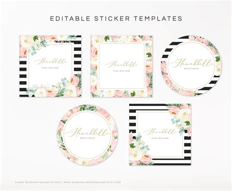 Custom Sticker Template