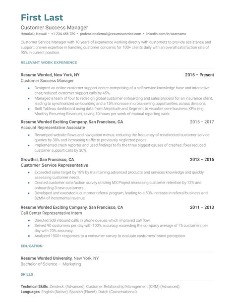 Customer Care Representative Resume: The Ultimate Guide to 2023 Success