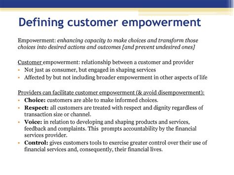 Customer Empowerment: