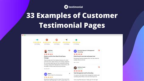 Customer Testimonials: