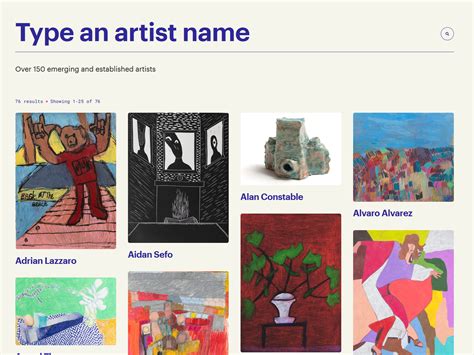 Customized Artist Pages: