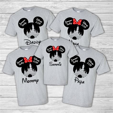 Customized Disney Shirts for Family: A Magical Way to Create Unforgettable Memories