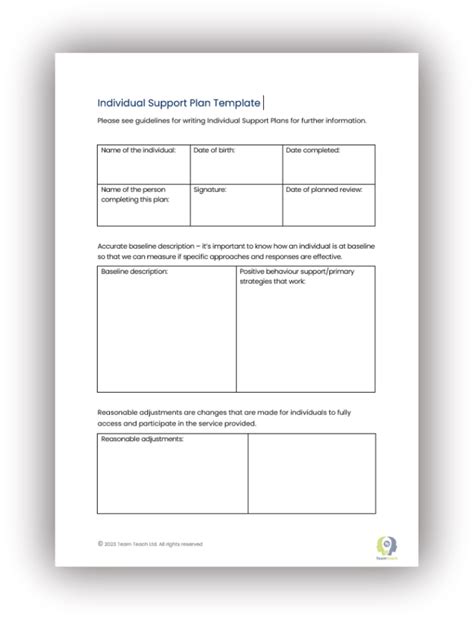 Customized Support Plans
