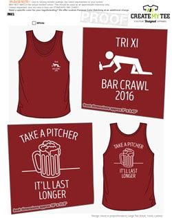 Customizing Your Bar Crawl Apparel