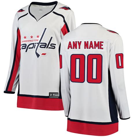 Customizing Your Washington Capitals Jersey