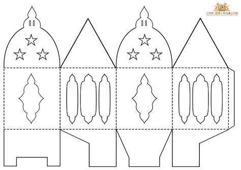 Cut Out Ramadan Lantern Template Printable