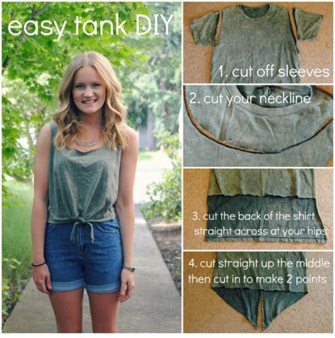 Cut Tank Top from T-Shirt: DIY Guide to Summer Chic