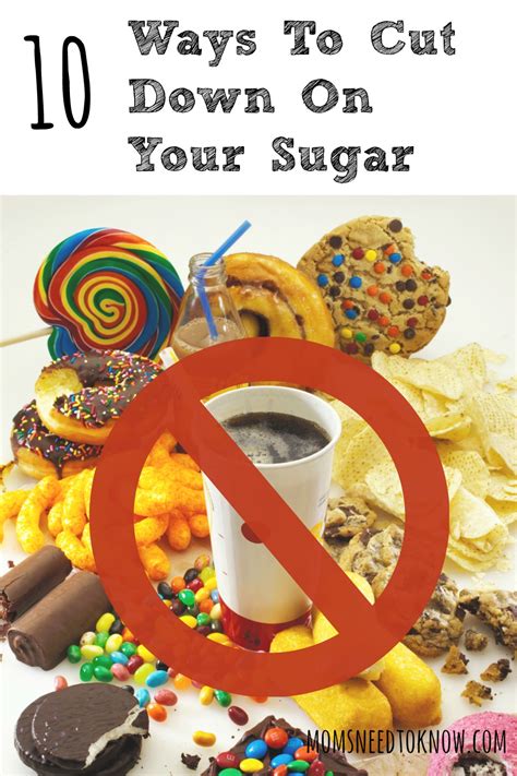 Cut back on sugary drinks.