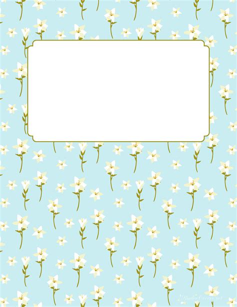 Cute Binder Covers Printable