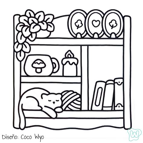 Cute Cozy Coloring Pages Printable