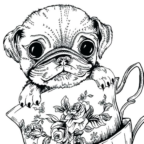 Cute Dogs Coloring Book for Adults