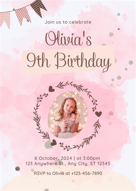 Cute Invitation Templates