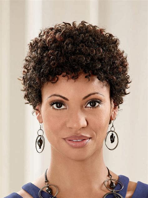 Cute Short Wigs For African American Black Kinky 4" Wigs