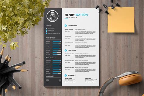 Cv Template Adobe Illustrator Free
