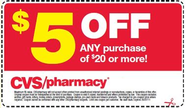 Cvs 5 Off 15 Printable Coupon 2018