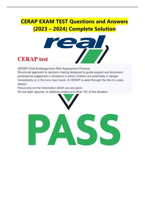 Cwel exam and the cerap certification test Ebook PDF