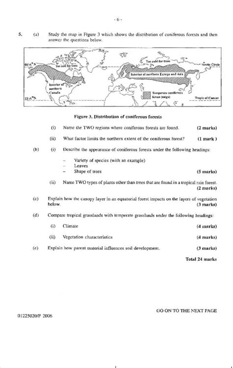 Cxc Geography Past Papers Answers PDF