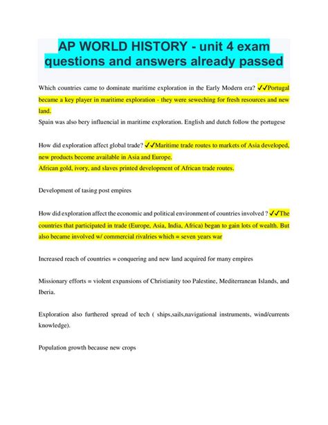 Cyber High Exam Answers For World History Epub