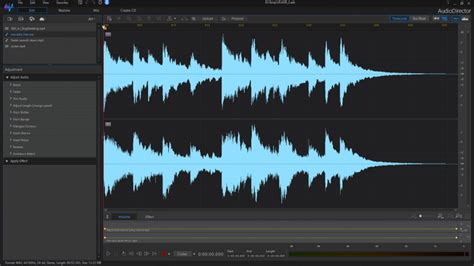 CyberLink AudioDirector waveform editor with audio restoration tools