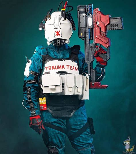 Cyberpunk Trauma Team Outfit: Engineered for Urban Warfare