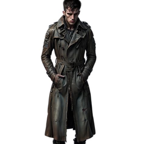 Cyberpunk Trench Coat: