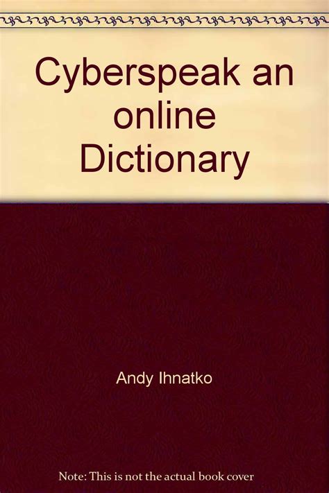 Cyberspeak An Online Dictionary PDF