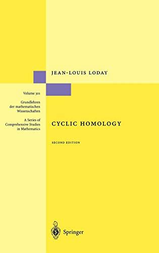Cyclic Homology 2nd Edition Reader