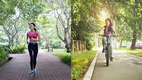 Cycling and Jogging: