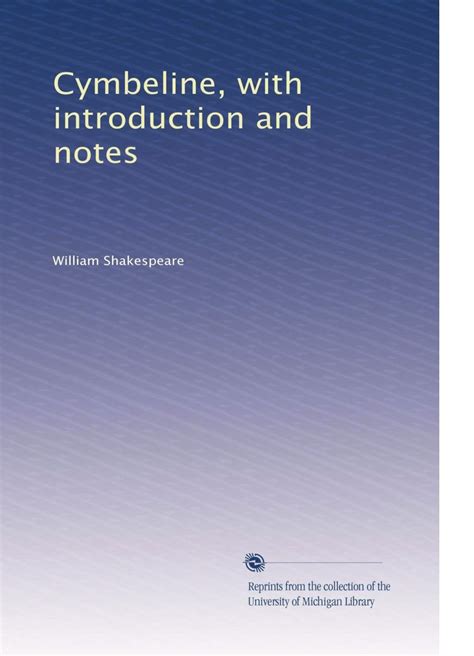 Cymbeline With Introduction and Notes Kindle Editon