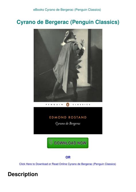 Cyrano de Bergerac Penguin Classics PDF