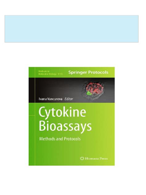 Cytokine Protocols 1st Edition PDF