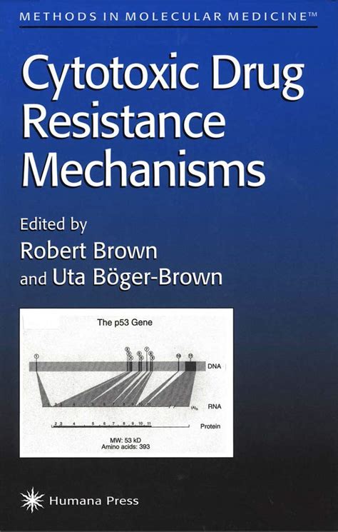 Cytotoxic Drug Resistance Mechanisms 1st Edition Epub