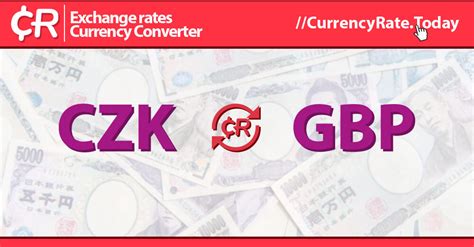 Czech to English Exchange Rate: 1 CZK = 0.044 GBP