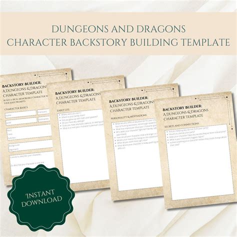 D&d Backstory Template
