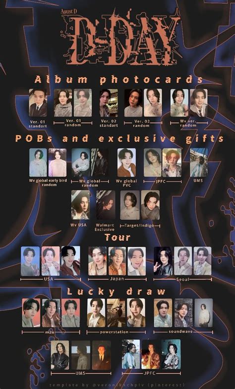 D'day Photocard Template