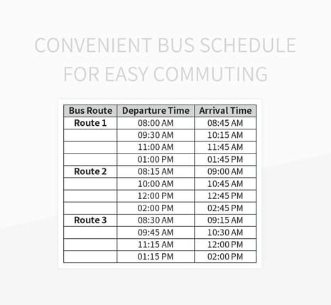 D2 Bus Schedule: Simplifying Your Commute with Precision