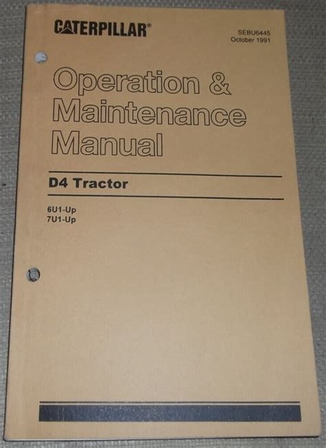 D4 6U DOZER MANUAL Ebook Doc