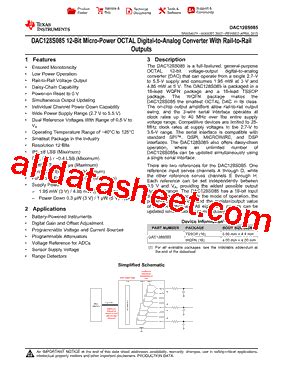 DAC128S085CIMTX/NOPB: Unleashing Precision in Digital-to-Analog Conversion