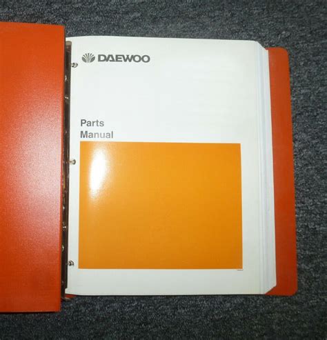 DAEWOO FORKLIFT PARTS MANUAL G30S Ebook Kindle Editon