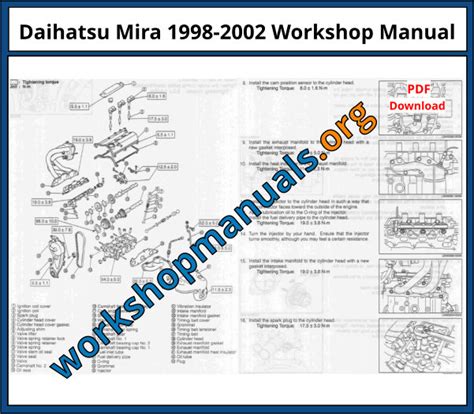 DAIHATSU MIRA WORKSHOP MANUAL Ebook Kindle Editon