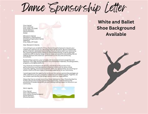 DANCE TEAM SPONSORSHIP SAMPLE LETTER Ebook Epub