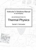 DANIEL V SCHROEDER AN INTRODUCTION TO THERMAL PHYSICS SOLUTION MANUAL Ebook PDF