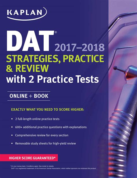 DAT 2017-2018 Strategies Practice and Review with 2 Practice Tests Online Book Kaplan Test Prep PDF