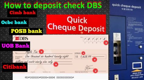 DBS Cheque Deposit: Your Guide to Quick and Convenient Banking